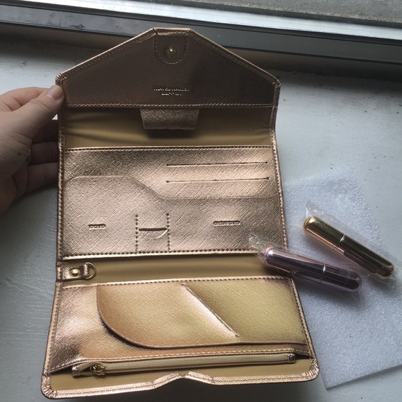 Zoppen Bags Nwt Zoppen Travel Passport Wallet Rose Gold Poshmark